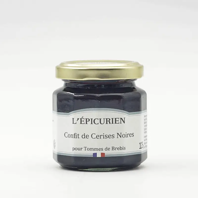 Confit De Cerises Noires 125gr - L' Epicurien