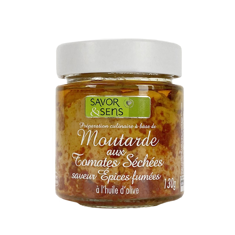 Moutarde Aux Tomates Sechees Saveur Epices Fumees - 130g
