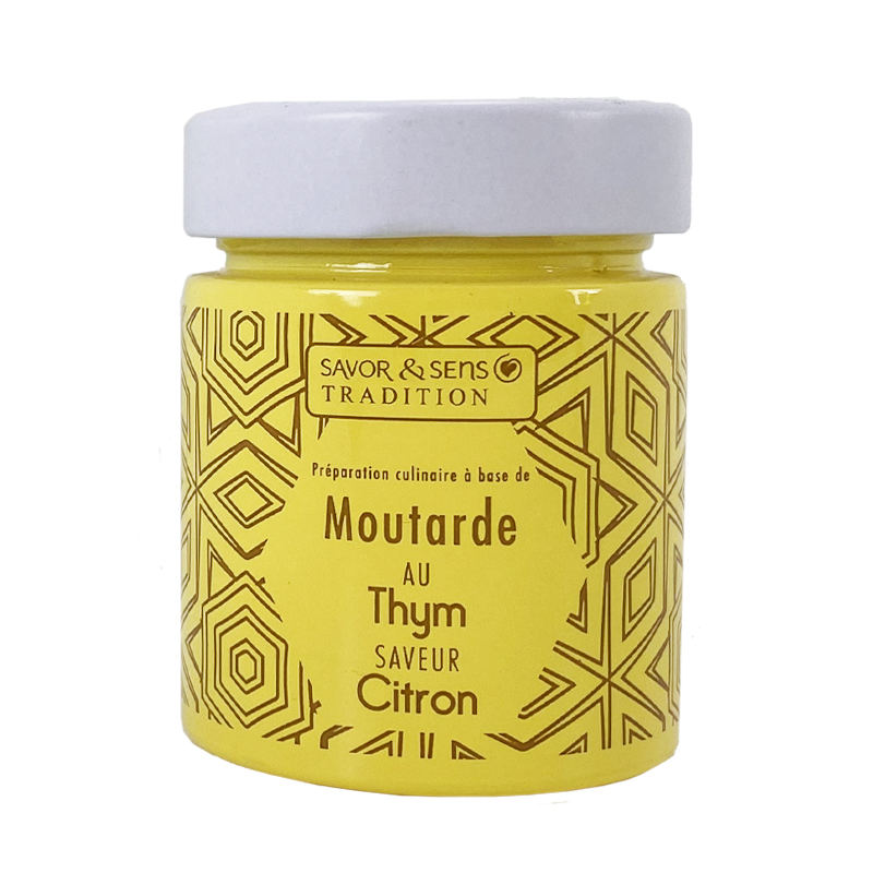 Moutarde Cb Saveur Citron Thym - 130g