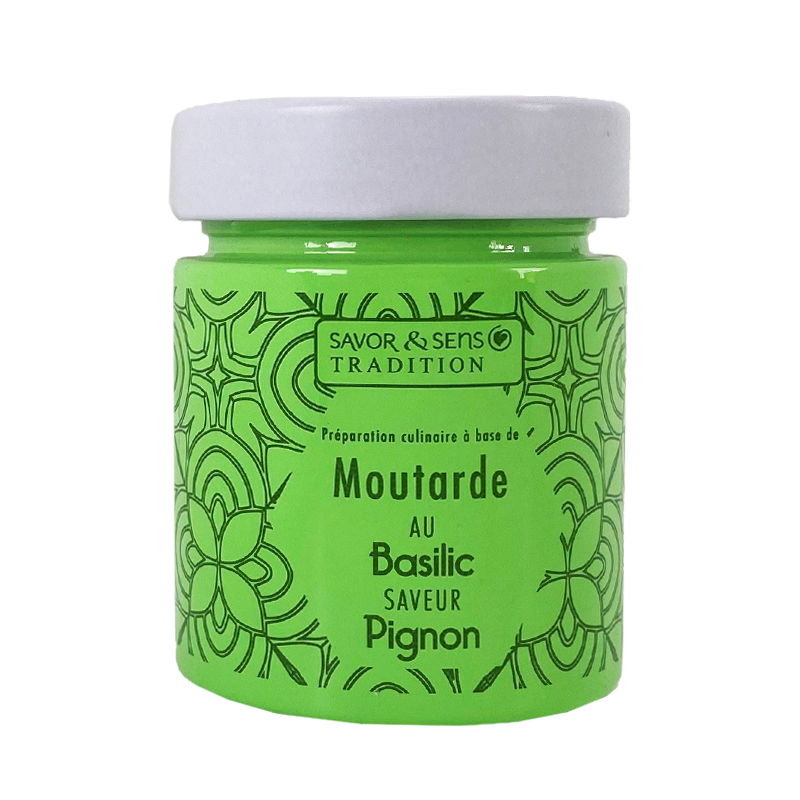 Moutarde Cb Au Basilic Saveur Pignon - 130g