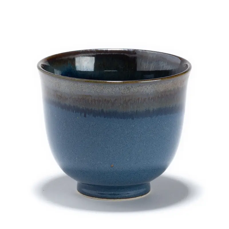 Accessoires Thes & Infusions Dammann Freres - Bol A The Du Japon ( Iwa / Bleue & Noire / Porcelaine ) 15cl