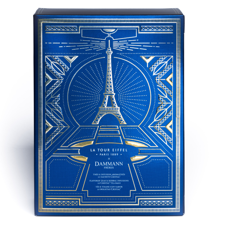 Coffret ( Dammann Freres ) - Tour Eiffel ( 4 Thes & 1 Infusion 20 Sachets )