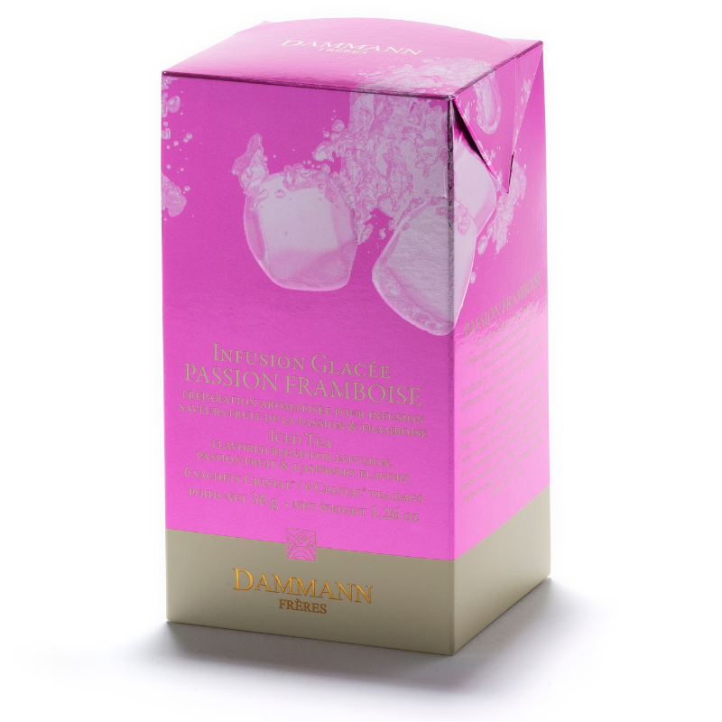 Thes & Infusions Glacees Boite ( Dammann Freres ) - Carcadet passion framboise