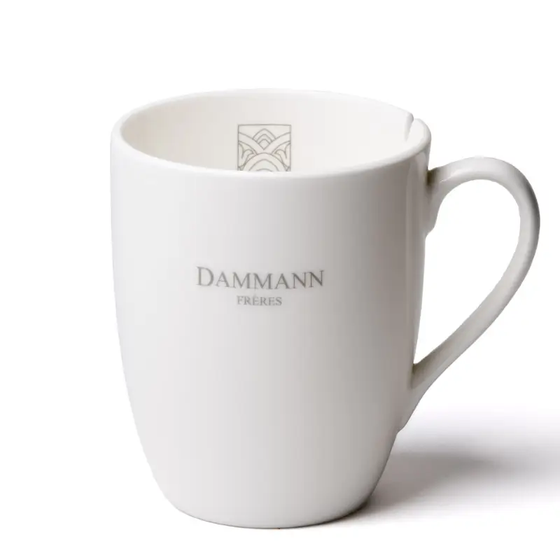 Accessoires Thes & Infusions Dammann Freres - Mug hotel ( Porcelaine Blanche Dammann Freres ) 30cL