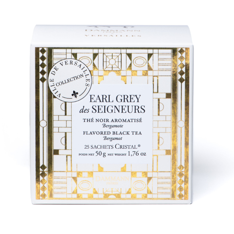 The Noir Aromatise Boite ( Dammann Freres ) - Earl Grey Des Seigneurs ( Collection Versailles )