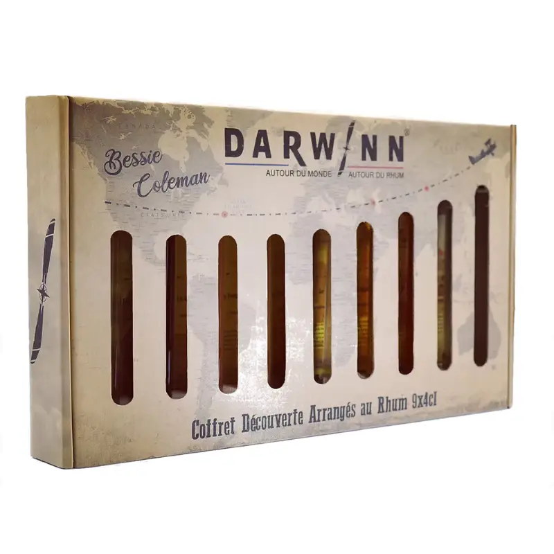 Coffret Decouverte Rhums arranges Darwinn 9x4cl - Bessie Coleman - 36cL