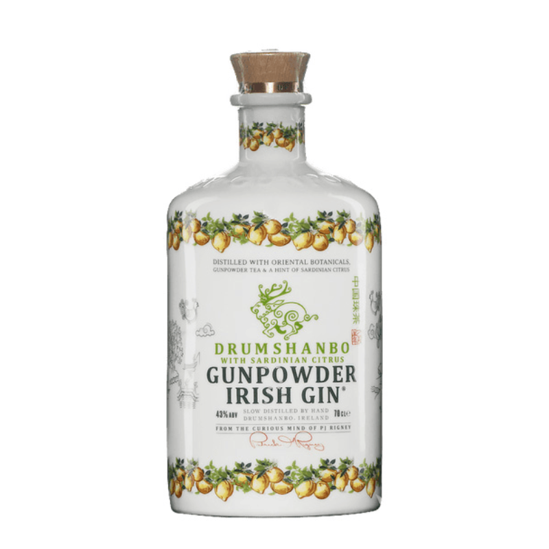 Drumshanbo Gunpowder Irish Gin ( Lmdw ) - Sardinian Citrus Ceramique Bottle