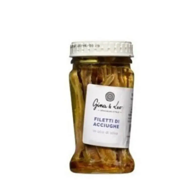 Anchois Huile D'olive Gina & Leo - 95g