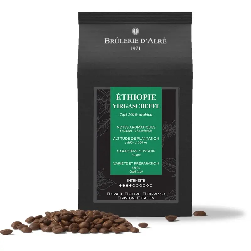 Cafe Grains ( La Brulerie D'arle ) - Ethiopie Moka Yirgascheffe - 250g