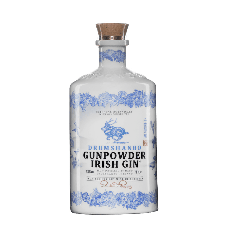Drumshanbo Gunpowder Irish Gin ( Lmdw ) - Ceramique Bottle Bleue
