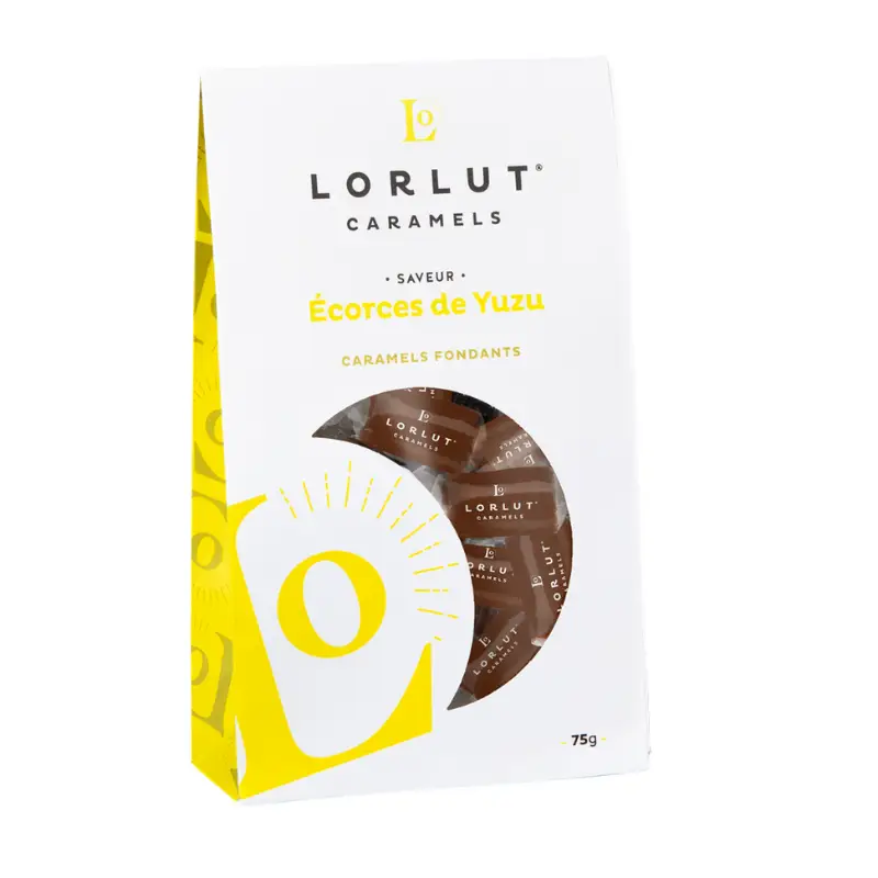Caramels Boîte 75g ( Lorlut ) - Ecorces de Yuzu