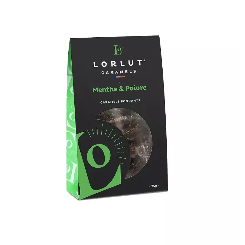 Caramels Boîte 75g ( Lorlut ) - Menthe & Poivre