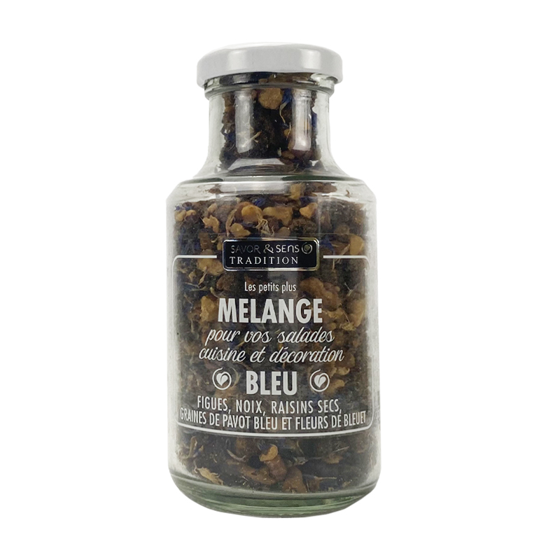Melange Salade Bleu ( Figue / Noix / Bleuet ) - 155g