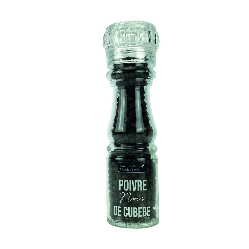 Poivres Moulin Pvc Rechargeable (s&s) - Poivre Noir Cubebe D' Indonésie
