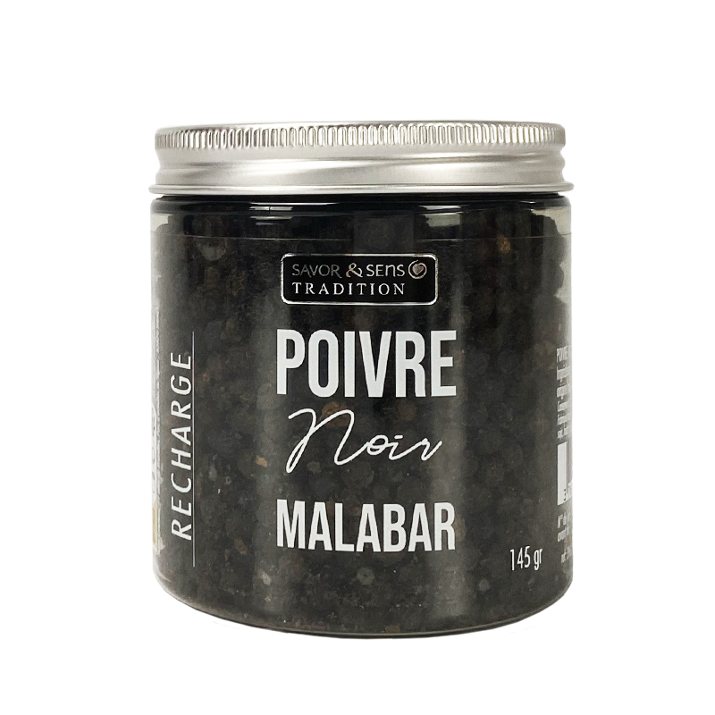 Recharge Poivre Malabar Noir Des Indes - 145g