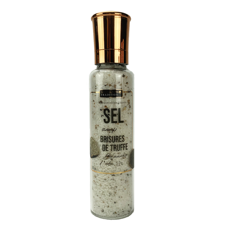 Sels Grand Moulin Rechargeable (s&s) - Brisures De Truffe Blanche D'Ete 1,2%