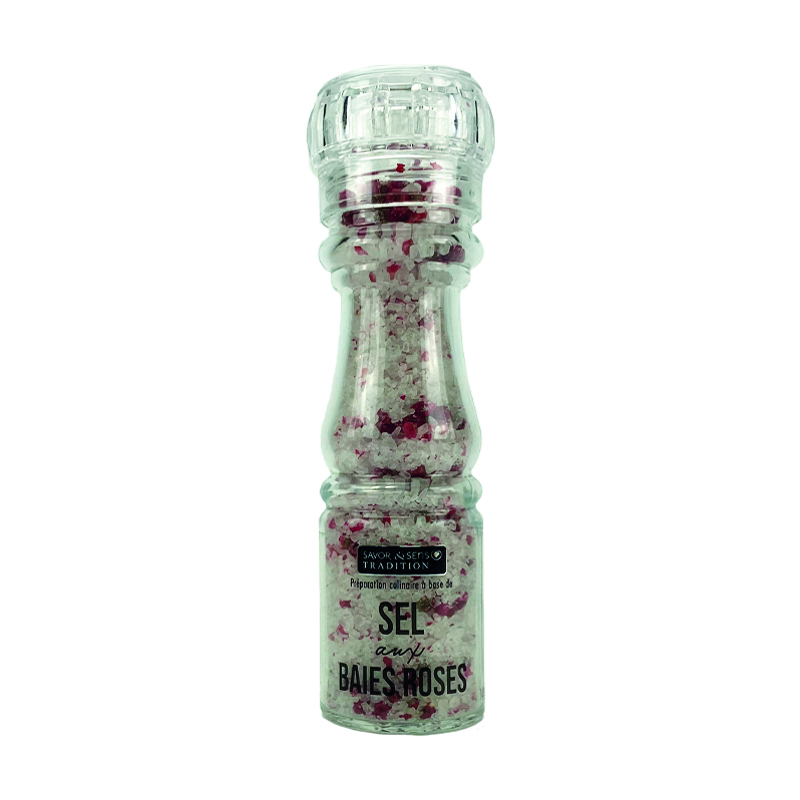 Sels Moulin Pvc Rechargeable (s&s) - Baies Roses