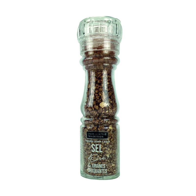 Sels Moulin Pvc Rechargeable (s&s) - Dore Aux Graines Croquantes