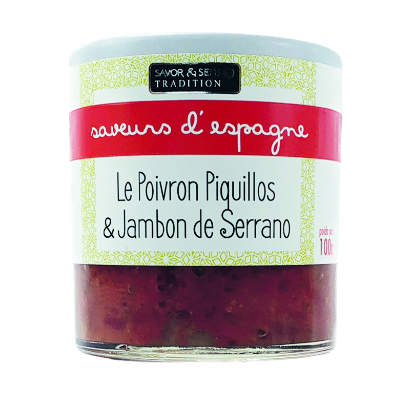 Tartinable Poivron Piquillos & Jambon Serrano - 100g