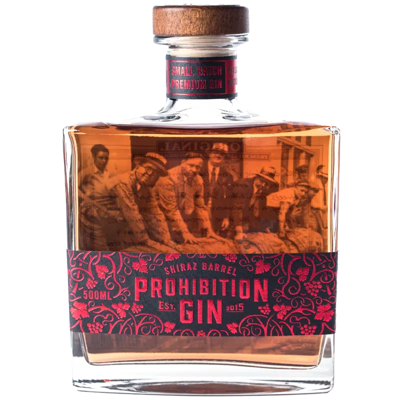 Gin Prohibition Shiraz Aged Gin - Peureux