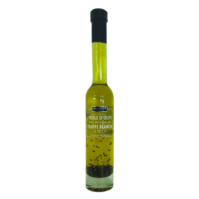 Huile D'olive Aux Brisures De Truffe Blanche D'ete 1,2% ( S&s ) - 20cL