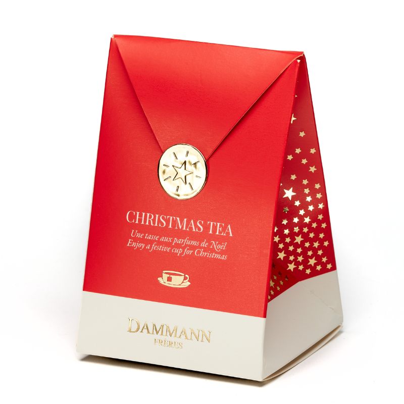 The Noir Aromatise Boite ( Dammann Freres ) - Pochette Christmas Tea Noir 6 Sachets