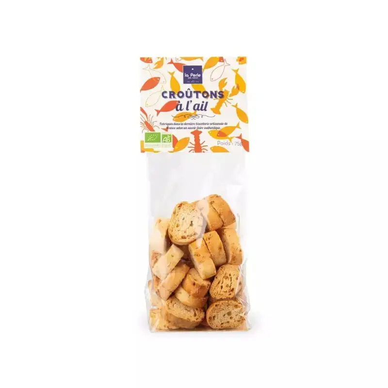 Croutons Bio A L' Ail - 75g