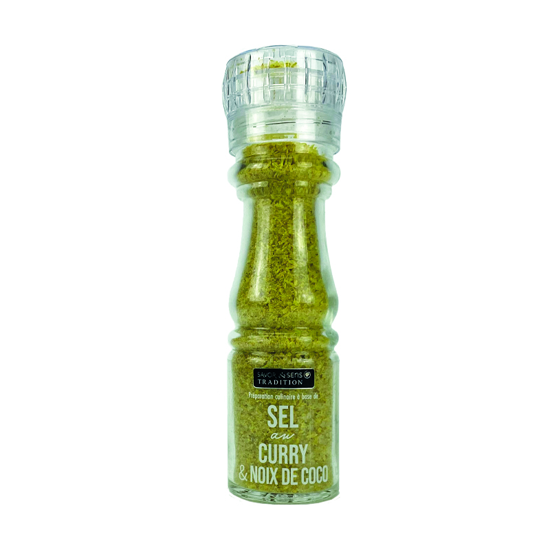 Sels Moulin Pvc Rechargeable (s&s) - Curry & Noix De Coco