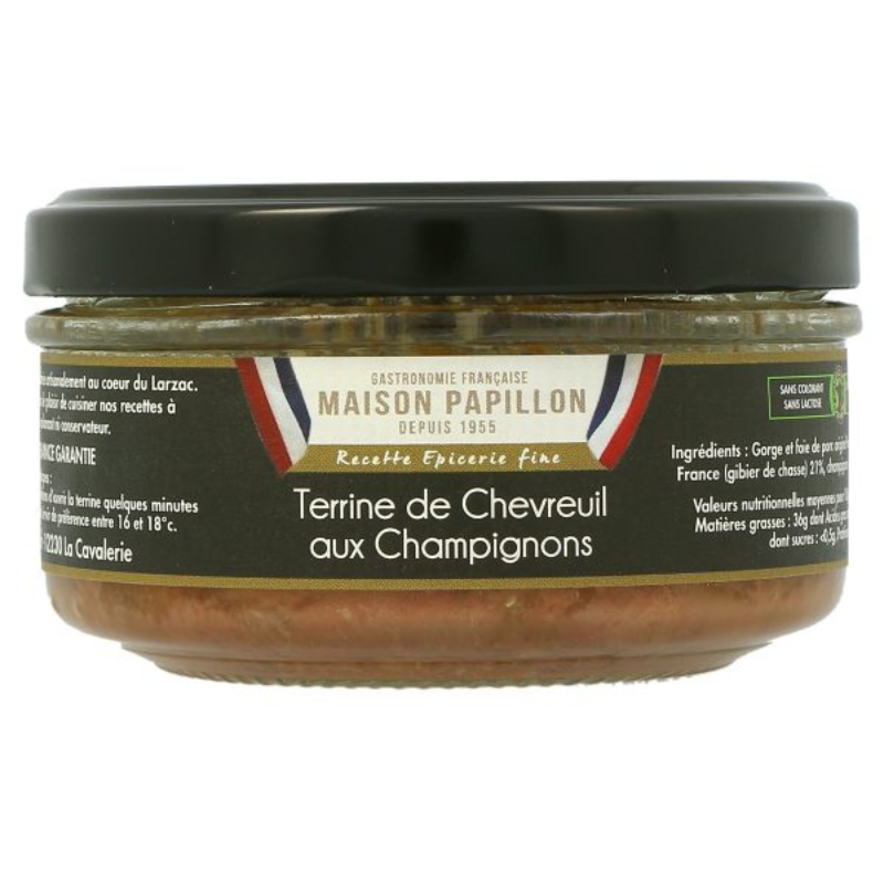 Les Terrines Du Terroir ( Maison Papillon ) - De Chevreuil Aux Champignons ( Cepes )